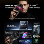 Ulefone Armor 28 Ultra โทรศัพท์กันกระแทก, 16GB+1TB, กล้องมองกลางคืน, แบตเตอรี่ 10600mAh, 6.67 นิ้ว Android 14 MediaTek Dimensity 9300+ Octa Core, เครือข่าย: 5G, NFC, Armor 28 Ultra