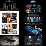 Ulefone Armor 28 Ultra โทรศัพท์กันกระแทก, 16GB+1TB, กล้องมองกลางคืน, แบตเตอรี่ 10600mAh, 6.67 นิ้ว Android 14 MediaTek Dimensity 9300+ Octa Core, เครือข่าย: 5G, NFC, Armor 28 Ultra