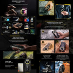 Ulefone Armor Mini 20, กล้องมองกลางคืน, 8GB+256GB, โทรศัพท์กันน้ำกันฝุ่น IP68/IP69K, 4.7 นิ้ว Android 14 MediaTek Dimensity 6300 Octa Core, เครือข่าย: 4G, NFC, OTG, Armor Mini 20