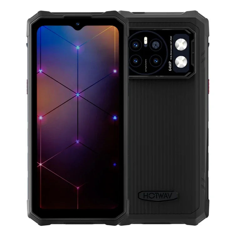 HOTWAV CYBER 13, โทรศัพท์กันน้ำกันฝุ่น IP68/IP69K, 8GB+128GB, 10800mAh, 6.6 นิ้ว Android 14.0 Unisoc T606 Octa Core, เครือข่าย: 4G, NFC, OTG