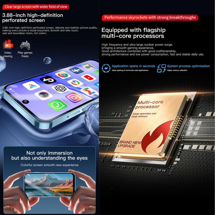 SOYES XS19 Pro, 3GB+32GB, 3.8 นิ้ว Android 12.0 MTK6762 Quad Core, เครือข่าย: 4G, Dual SIM, GPS, OTG, รองรับ Google Play Store, 3GB+32GB