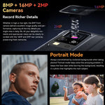 Blackview BV4800 Pro, 4GB+128GB, IP68/IP69K/MIL-STD-810H, 6.56 นิ้ว Android 14 Unisoc T606 Octa Core, เครือข่าย: 4G, OTG