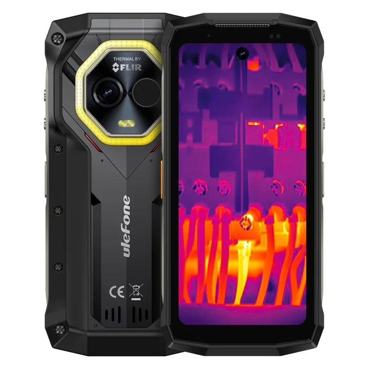 Ulefone Armor Mini 20T Pro, กล้องถ่ายภาพความร้อน, 8GB+256GB, โทรศัพท์กันน้ำกันฝุ่น IP68/IP69K, 4.7 นิ้ว Android 14 MediaTek Dimensity 6300 5G Octa Core, เครือข่าย: 5G, NFC, OTG, Armor Mini 20T Pro