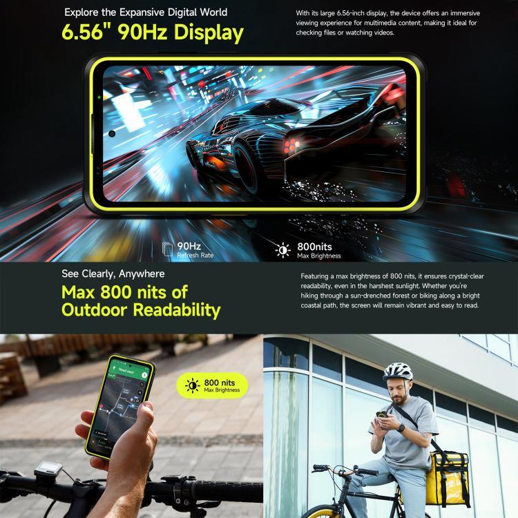 Ulefone Armor X31, 6GB+128GB, กล้องมองกลางคืน, โทรศัพท์กันกระแทก IP68/IP69K, 6.56 นิ้ว Android 14 MediaTek Helio G91 Octa Core, เครือข่าย: 4G, NFC, OTG, Armor X31