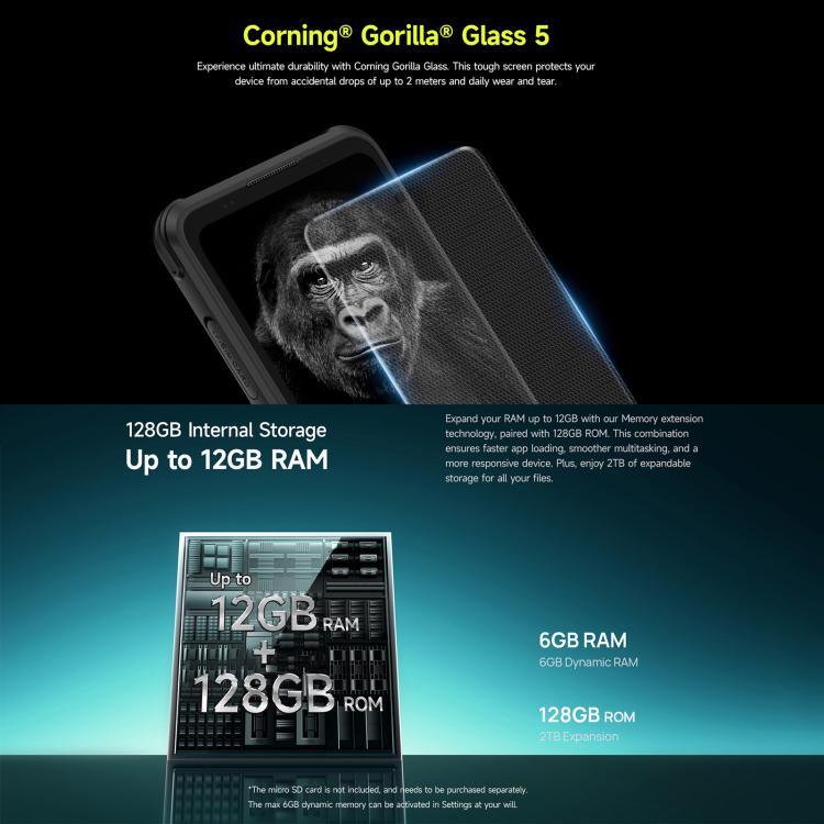 Ulefone Armor X31, 6GB+128GB, กล้องมองกลางคืน, โทรศัพท์กันกระแทก IP68/IP69K, 6.56 นิ้ว Android 14 MediaTek Helio G91 Octa Core, เครือข่าย: 4G, NFC, OTG, Armor X31
