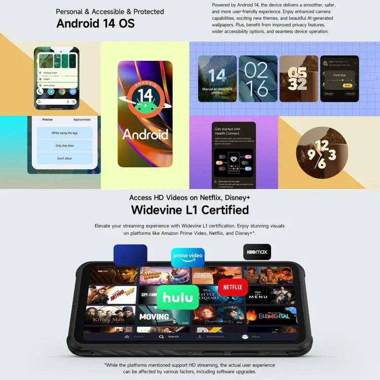 Ulefone Armor X31, 6GB+128GB, กล้องมองกลางคืน, โทรศัพท์กันกระแทก IP68/IP69K, 6.56 นิ้ว Android 14 MediaTek Helio G91 Octa Core, เครือข่าย: 4G, NFC, OTG, Armor X31