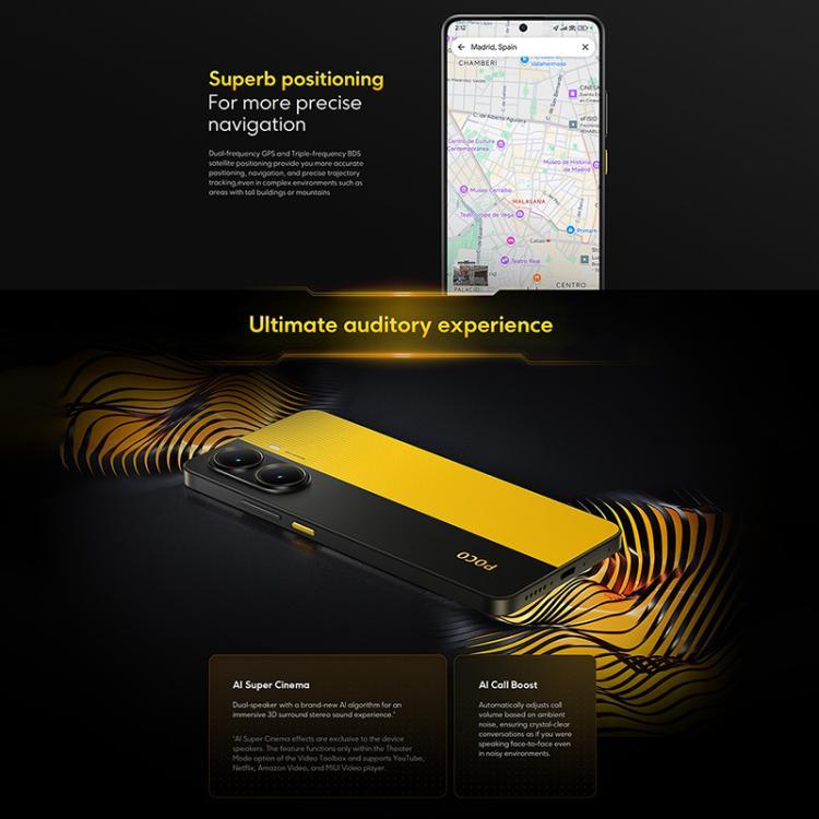 Xiaomi POCO X7 Pro 5G Global, 12GB+256GB, สแกนลายนิ้วมือบนหน้าจอ, 6.67 นิ้ว Xiaomi HyperOS 2 MediaTek Dimensity 8400-Ultra Octa Core, NFC, เครือข่าย: 5G, 12GB+256GB