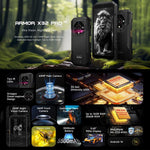 Ulefone Armor X32 Pro 5G, 8GB+256GB, กล้องมองกลางคืน, โทรศัพท์กันกระแทก IP68/IP69K, 5.65 นิ้ว Android 14 MediaTek Dimensity 6300 Octa Core, เครือข่าย: 5G, NFC, OTG, Armor X32 Pro 5G