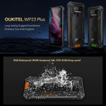 Oukitel WP23 Plus โทรศัพท์กันกระแทก, 8GB+256GB, 6.52 นิ้ว Android 14.0 Unisoc T606 Octa-core, NFC, OTG, เครือข่าย: 4G, WP23 Plus 8GB+256GB