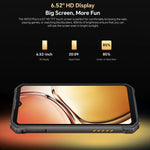 Oukitel WP23 Plus โทรศัพท์กันกระแทก, 8GB+256GB, 6.52 นิ้ว Android 14.0 Unisoc T606 Octa-core, NFC, OTG, เครือข่าย: 4G, WP23 Plus 8GB+256GB