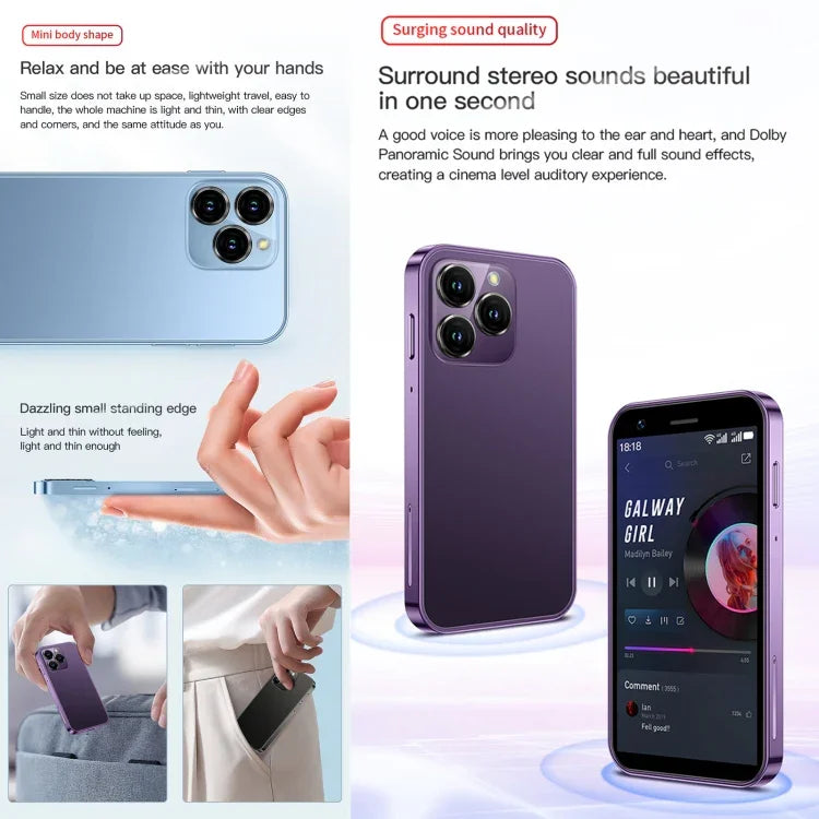 SOYES XS16, 2GB+16GB, 3.0 นิ้ว Android 10.0 MTK6737 Quad Core, บลูทูธ, WiFi, เครือข่าย: 4G, ซิมคู่, รองรับ Google Play Store, 2GB+16GB