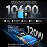 Ulefone Armor 28 Pro โทรศัพท์กันกระแทก, 16GB+512GB, มองเห็นในที่มืด, 10600mAh, 6.67 นิ้ว + 1.04 นิ้ว Android 15 MediaTek Dimensity 7300 Octa Core, เครือข่าย: 5G, NFC