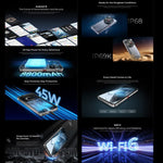Oukitel WP200 Pro 5G โทรศัพท์กันกระแทก, 24GB+1TB, สแกนนิ้วมือบนหน้าจอ, 6.7 นิ้ว Android 15.0 MTK Dimensity 8200 Octa-Core, NFC, OTG, เครือข่าย: 5G