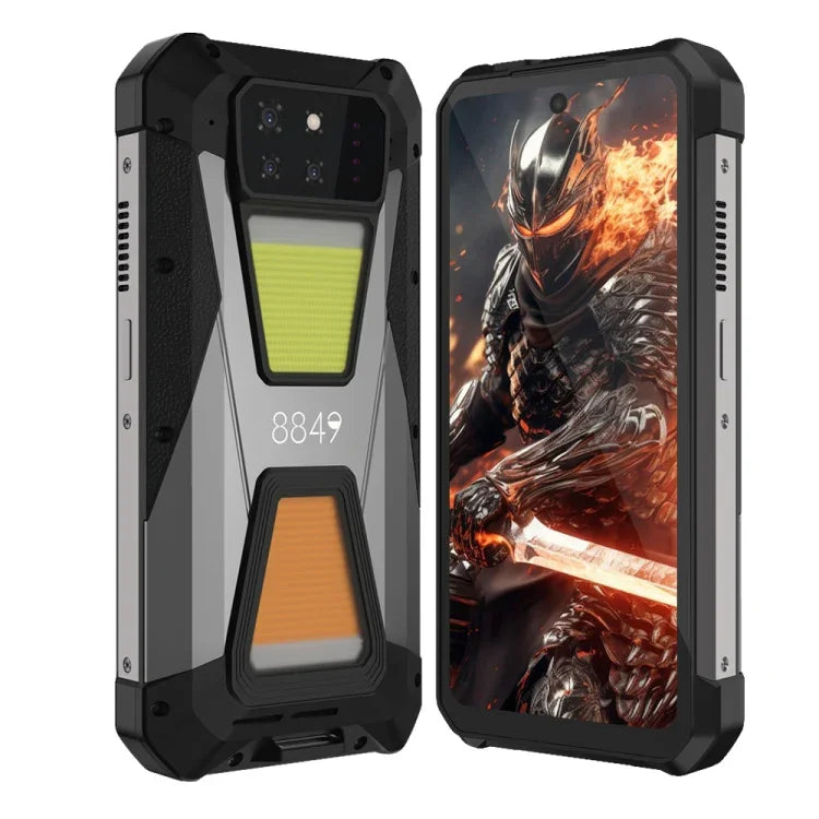 Unihertz 8849 Tank 3S โทรศัพท์กันกระแทกพร้อมโปรเจกเตอร์กล้องมองเห็นในที่มืด, 16GB+512GB, 6.79 นิ้ว Android 14 Dimensity 8200 Octa Core, เครือข่าย: 5G, Tank 3S 16GB+512GB
