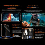 Blackview Oscal Marine 2, 4GB+64GB, 6.56 นิ้ว Android 15 Unisoc UMS9230E T615 Octa Core, เครือข่าย: 4G, OTG, NFC, 4GB+64GB
