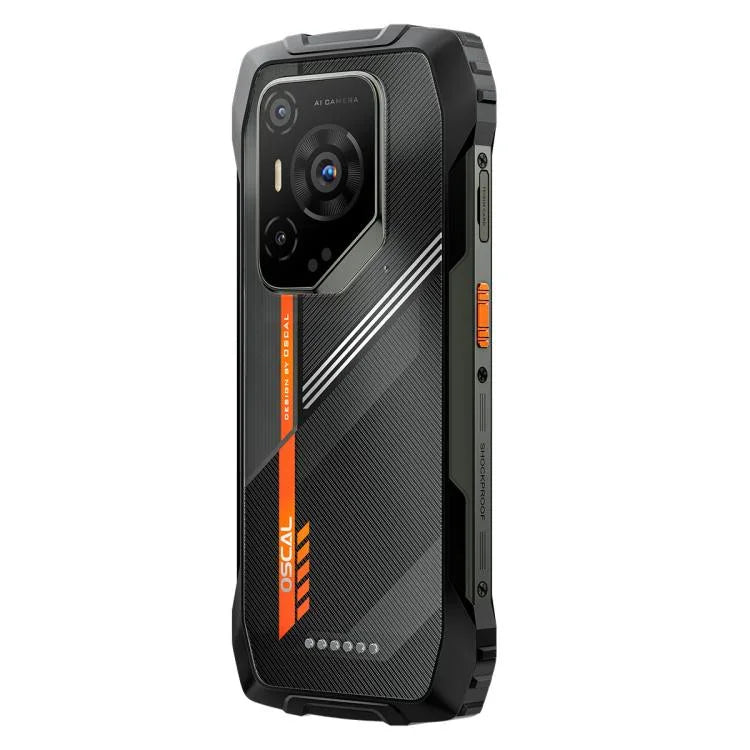 Blackview Oscal Pilot 3 โทรศัพท์กันกระแทก 5G, 12GB+256GB, กล้องมองเห็นในที่มืด, 6.56 นิ้ว Android 15 MediaTek Dimensity 6300 Octa Core, เครือข่าย: 5G, OTG, NFC