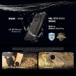 Ulefone Armor X16, 6GB+128GB, กล้องมองเห็นในที่มืด, โทรศัพท์กันน้ำกันฝุ่น IP68/IP69K, 6.56 นิ้ว Android 15 MediaTek Helio G91 Octa Core, เครือข่าย: 4G, NFC, OTG, Armor X16, 6GB+128GB