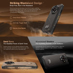Ulefone Armor X16 Pro, 5GB+256GB, กล้องมองเห็นในที่มืด, โทรศัพท์กันน้ำกันฝุ่น IP68/IP69K, 6.56 นิ้ว Android 15 MediaTek Dimensity 6300 Octa Core, เครือข่าย: 5G, NFC, OTG, Armor X16 Pro, 8GB+256GB