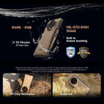 Ulefone Armor X16 Pro, 5GB+256GB, กล้องมองเห็นในที่มืด, โทรศัพท์กันน้ำกันฝุ่น IP68/IP69K, 6.56 นิ้ว Android 15 MediaTek Dimensity 6300 Octa Core, เครือข่าย: 5G, NFC, OTG, Armor X16 Pro, 8GB+256GB