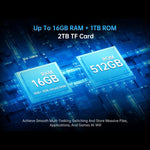 Unihertz Tank 4 Pro โทรศัพท์กันกระแทกพร้อมโปรเจคเตอร์, 16GB+512GB, กล้องมองกลางคืน, หน้าจอ 6.73 นิ้ว Android 13 Dimensity 8300 Octa Core, เครือข่าย: 5G, NFC, 16GB+512GB