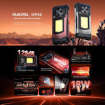 Oukitel WP56 โทรศัพท์กันกระแทก, 12GB+512GB, กล้อง 108MP, ระบบสแกนลายนิ้วมือ, 6.8 นิ้ว Android 15 MTK Dimensity 7050 Octa Core, NFC, OTG, เครือข่าย: 5G