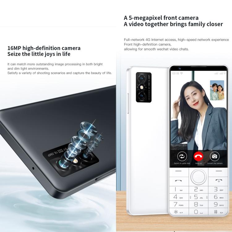 DOOV R70 โทรศัพท์ปุ่มกด, 6GB+128GB, 4 นิ้ว Android 13 Mediatek MT6762 Octa Core, เครือข่าย: 4G, รองรับ Google Store, มีกล้อง, มีกล้อง