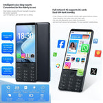 DOOV R70 โทรศัพท์ปุ่มกด, 6GB+128GB, 4 นิ้ว Android 13 Mediatek MT6762 Octa Core, เครือข่าย: 4G, รองรับ Google Store, มีกล้อง, มีกล้อง
