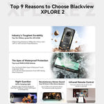 Blackview XPLORE 2, 16GB+1TB, จอ 6.73 นิ้ว Android 15 Dimensity 8300 MT6897 Octa Core, เครือข่าย: 5G, OTG, NFC, XPLORE 2, 16GB+1TB