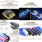 Blackview XPLORE 2, 12GB+256GB, จอ 6.73 นิ้ว Android 15 Dimensity 8300 MT6897 Octa Core, เครือข่าย: 5G, OTG, NFC, XPLORE 2, 12GB+256GB