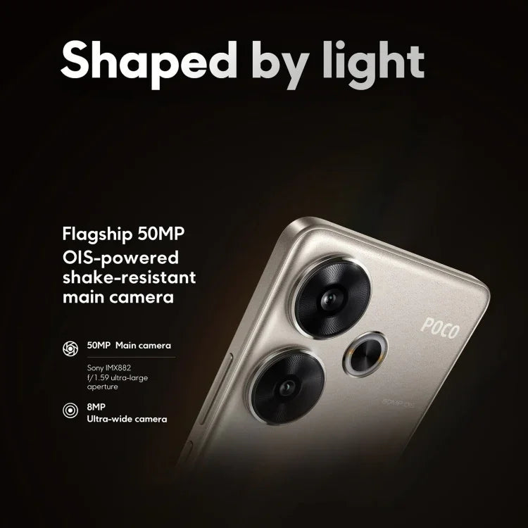 Xiaomi POCO F6 Global, 12GB+512GB, สแกนลายนิ้วมือบนหน้าจอ, 6.67 นิ้ว Xiaomi HyperOS Snapdragon 8s Gen 3 Octa Core 3.0GHz, NFC, เครือข่าย: 5G, 12GB+512GB