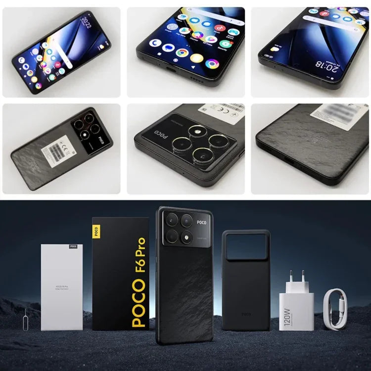Xiaomi POCO F6 Pro Global, 12GB+512GB, สแกนลายนิ้วมือบนหน้าจอ, 6.67 นิ้ว Xiaomi HyperOS Snapdragon 8 Gen 2 Octa Core 3.19GHz, NFC, เครือข่าย: 5G, 12GB+512GB