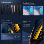 Xiaomi POCO X6 Pro Global, 12GB+512GB, สแกนลายนิ้วมือบนหน้าจอ, 6.67 นิ้ว Xiaomi HyperOS MediaTek Dimensity 8300-Ultra Octa Core 3.35GHz, NFC, เครือข่าย: 5G