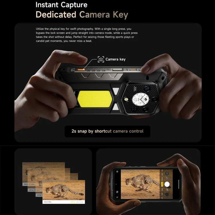Ulefone Armor 29 Ultra โทรศัพท์กันกระแทก, 16GB+1TB, กล้องมองเห็นในที่มืด, 6.67 นิ้ว + 1.04 นิ้ว Android 15 MediaTek Dimensity 9300+ Octa Core, เครือข่าย: 5G, ไฟ LED อเนกประสงค์, ไฟเตือน, Armor 29 Ultra