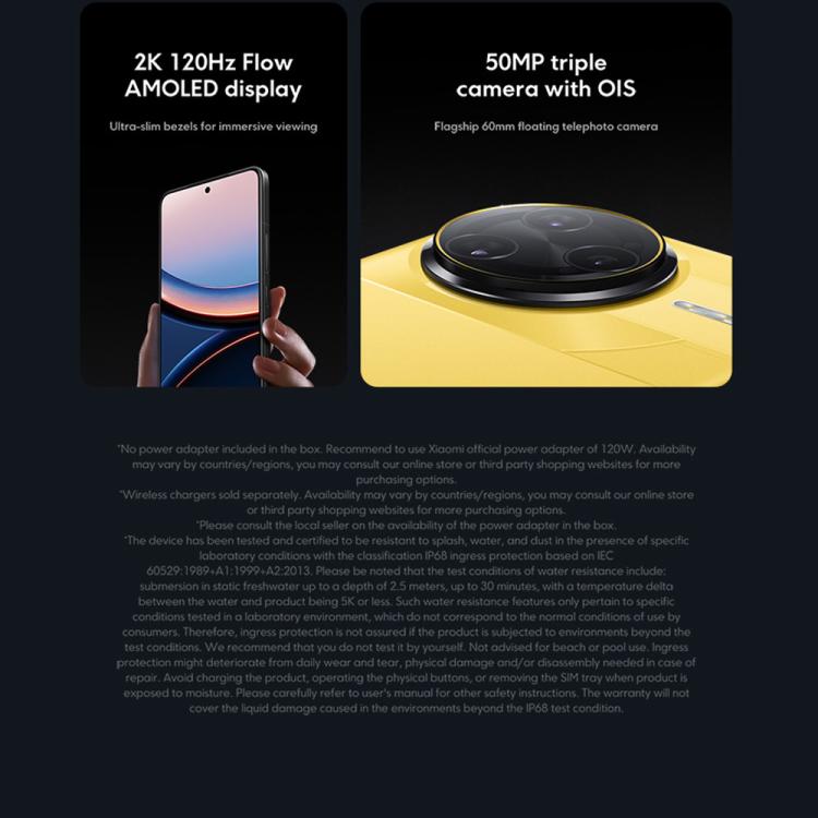 Xiaomi POCO F7 Ultra Global, 12GB+256GB, สแกนลายนิ้วมือบนหน้าจอ, 6.67 นิ้ว Xiaomi HyperOS 2 Snapdragon 8 Elite Octa Core, NFC, เครือข่าย: 5G, 12GB+256GB