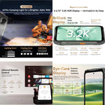 Blackview XPLORE 2 โปรเจคเตอร์, กล้องมองกลางคืน, 16GB+1TB, 6.73 นิ้ว Android 15 Dimensity 8300 MT6897 Octa Core, เครือข่าย: 5G, OTG, NFC, XPLORE 2 โปรเจคเตอร์, 16GB+1TB