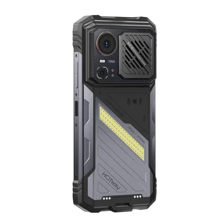 HOTWAV Hyper 8 Pro โทรศัพท์กันกระแทก, 12GB+512GB, 6.6 นิ้ว Android 15 MediaTek MT8791 Dimensity 7050 Octa Core, เครือข่าย: 5G, OTG, NFC, Hyper 8 Pro