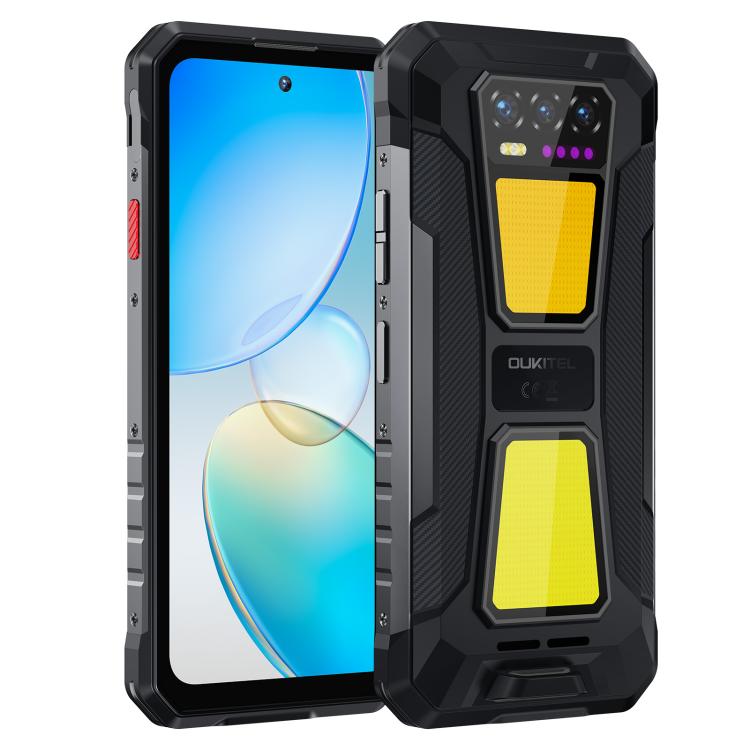 Oukitel WP58 Pro โทรศัพท์กันกระแทก, 8GB+256GB, สแกนลายนิ้วมือด้านข้าง, 6.7 นิ้ว Android 15 UMS9621S Octa Core, NFC, OTG, เครือข่าย: 5G, 8GB+256GB