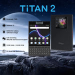 Unihertz Titan 2 โทรศัพท์คีย์บอร์ด QWERTY, 12GB+512GB, สแกนลายนิ้วมือ, 4.5 นิ้ว + 2 นิ้ว Android 15 Dimensity 7300 5G Octa-Core, เครือข่าย: 5G, NFC, OTG