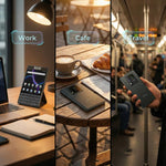 Unihertz Titan 2 โทรศัพท์คีย์บอร์ด QWERTY, 12GB+512GB, สแกนลายนิ้วมือ, 4.5 นิ้ว + 2 นิ้ว Android 15 Dimensity 7300 5G Octa-Core, เครือข่าย: 5G, NFC, OTG