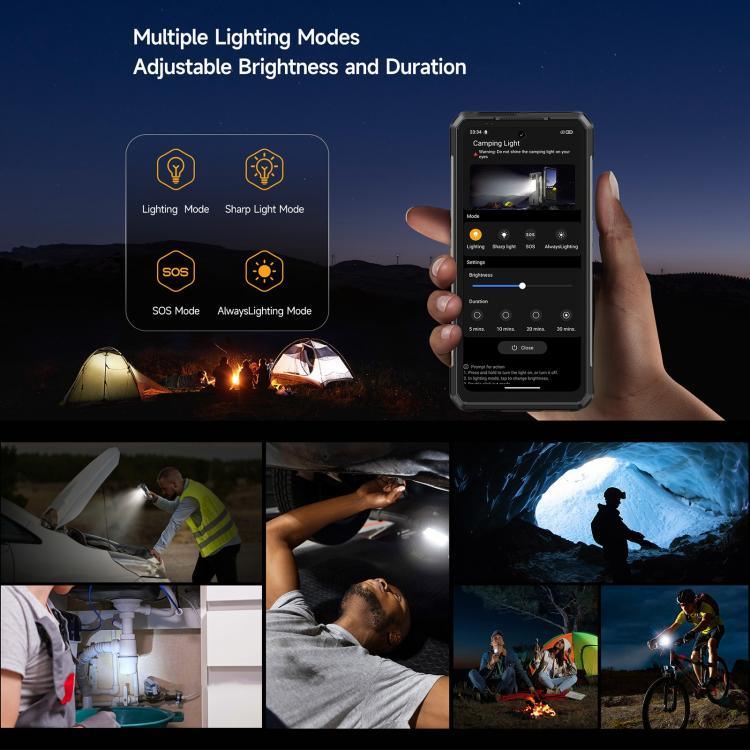 Ulefone Armor 34 Pro+ โปรเจคเตอร์, 16GB+512GB, มองเห็นในที่มืด, โทรศัพท์กันน้ำกันฝุ่น IP68/IP69K, 6.95 นิ้ว Android 15 MediaTek Dimensity 7400X Octa Core, เครือข่าย: 5G, NFC, OTG, Armor 34 Pro+