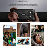Ulefone RugKing 3 Pro, 8GB+128GB, โทรศัพท์กันน้ำกันฝุ่น IP68/IP69K, 6.56 นิ้ว Android 15 Unisoc T7250 Octa Core, เครือข่าย: 4G, NFC, OTG, RugKing 3 Pro, RugKing 3 Pro, 8GB+128GB