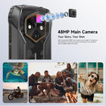 Ulefone RugKing 4 Pro, 8GB+256GB, โทรศัพท์กันน้ำกันฝุ่น IP68/IP69K, 6.56 นิ้ว Android 15 Unisoc T7250 Octa Core, เครือข่าย: 4G, NFC, OTG, RugKing 4 Pro, RugKing 4 Pro, 8GB+256GB