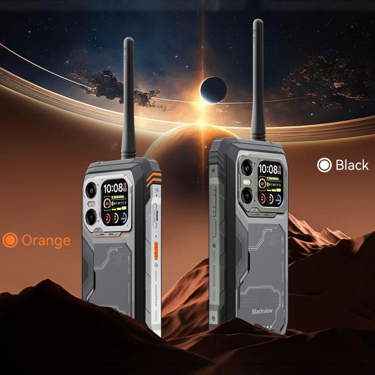 Blackview XPLORE 1 โทรศัพท์กันกระแทกพร้อมวิทยุสื่อสาร, 12GB+256GB, 6.78 นิ้ว Android 15 Dimensity 7050 MT8791V/HZA Octa Core, เครือข่าย: 5G, OTG, NFC, XPLORE 1 วิทยุสื่อสาร 12GB+256GB