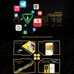 โทรศัพท์ Oukitel WP60 ทนทาน, 8GB+256GB, กล้องมองกลางคืน, กล้อง 108MP, สแกนลายนิ้วมือด้านข้าง, 7.2 นิ้ว Android 15 MediaTek Dimensity 7025 Octa Core, NFC, OTG, เครือข่าย: 5G, 8GB+256GB
