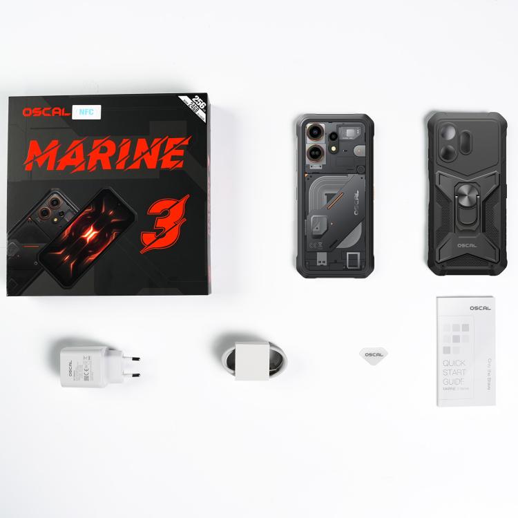 Blackview Oscal Marine 3, 8GB+128GB, 6.56 นิ้ว Android 15 Unisoc UMS9230E T615 Octa Core, เครือข่าย: 4G, OTG, NFC, 8GB+128GB