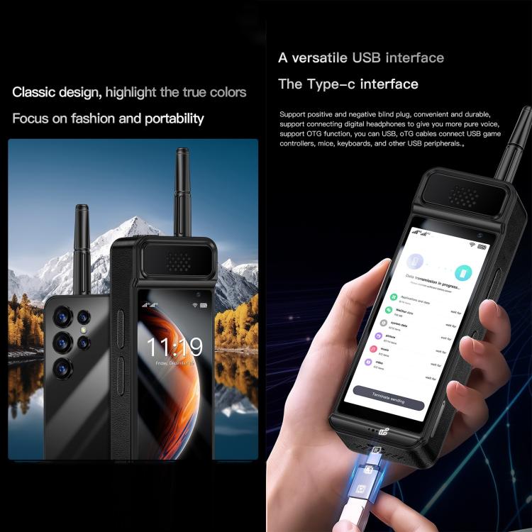 SOYES W88 Pro, 4GB+64GB, แบตเตอรี่ 4600mAh, 4.0 นิ้ว Android 12 MTK6739CW Quad Core, เครือข่าย: 4G, OTG, ซิมคู่, W88 Pro, 4GB+64GB