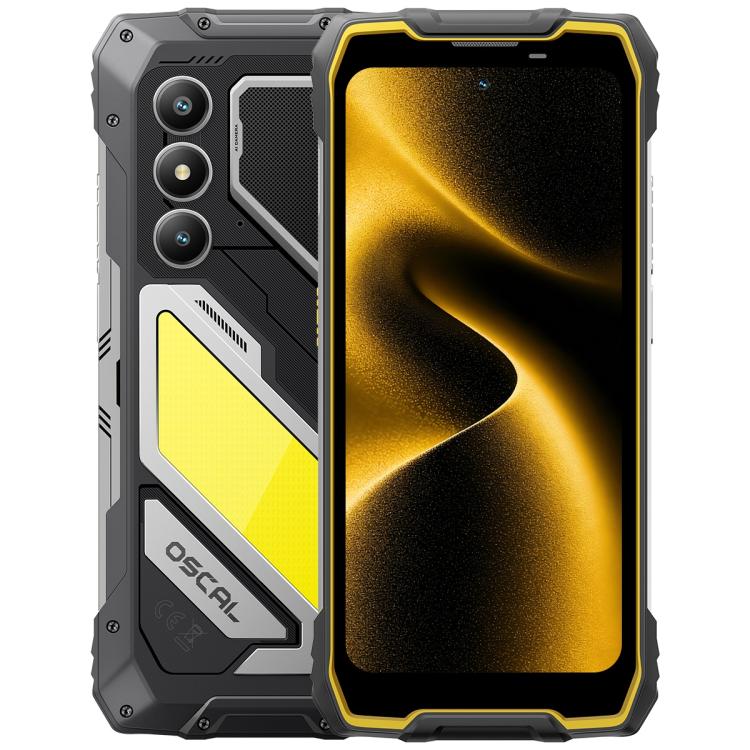 Blackview Oscal Pilot 5 โทรศัพท์กันกระแทก 5G, 8GB+256GB, 6.67 นิ้ว Android 16 UMS9620 T8100 Octa Core, เครือข่าย: 5G, OTG, NFC