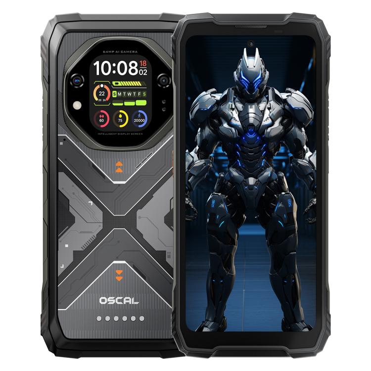 Blackview Oscal TANK 1, 12GB+256GB, 6.78 นิ้ว Android 15 DokeOS 4.2 Mediatek Dimensity 7050 Octa Core, เครือข่าย: 5G, OTG, NFC, 12GB+256GB