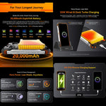 Blackview Oscal TANK 1, 12GB+256GB, 6.78 นิ้ว Android 15 DokeOS 4.2 Mediatek Dimensity 7050 Octa Core, เครือข่าย: 5G, OTG, NFC, 12GB+256GB