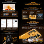 Blackview Oscal FORT 5, 12GB+256GB, 6.78 นิ้ว Android 16 Mediatek MT8781 Helio G100 Octa Core, เครือข่าย: 4G, OTG, NFC